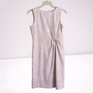 J. McLaughlin Kamala Dress Faux Suede Beige Cream Size Medium